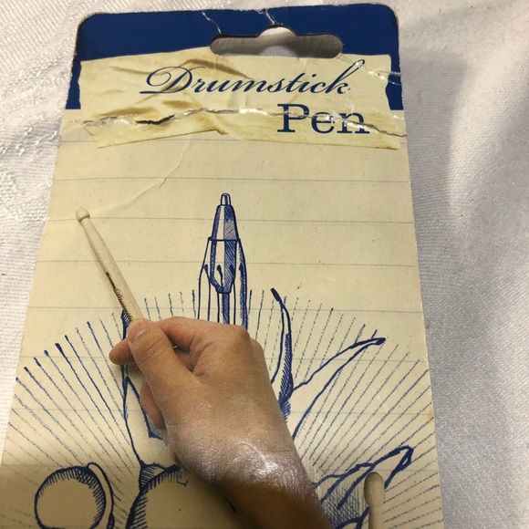 SuckUK wooden drumstick pens blue - Picture 5 of 9